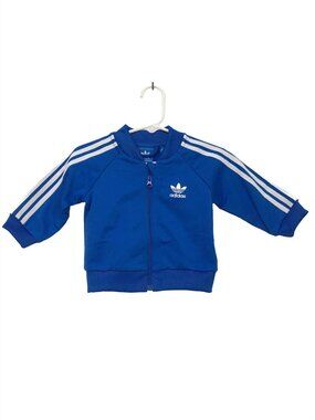 Adidas Boy's Blue Track Jacket Size 0-3 Months